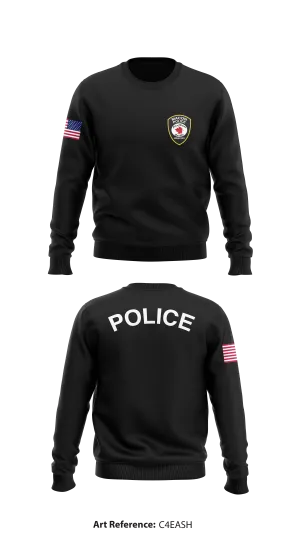 Macon Police  Store 1 Core Men's Crewneck Performance Sweatshirt - c4EaSh