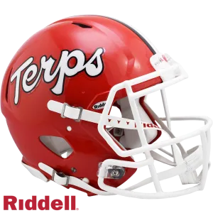 Maryland Terrapins Helmet Riddell Authentic Full Size Speed Style Script