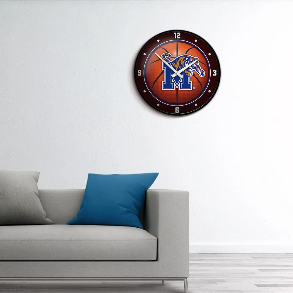 Memphis Tigers: Basketball - Modern Disc Wall Clock