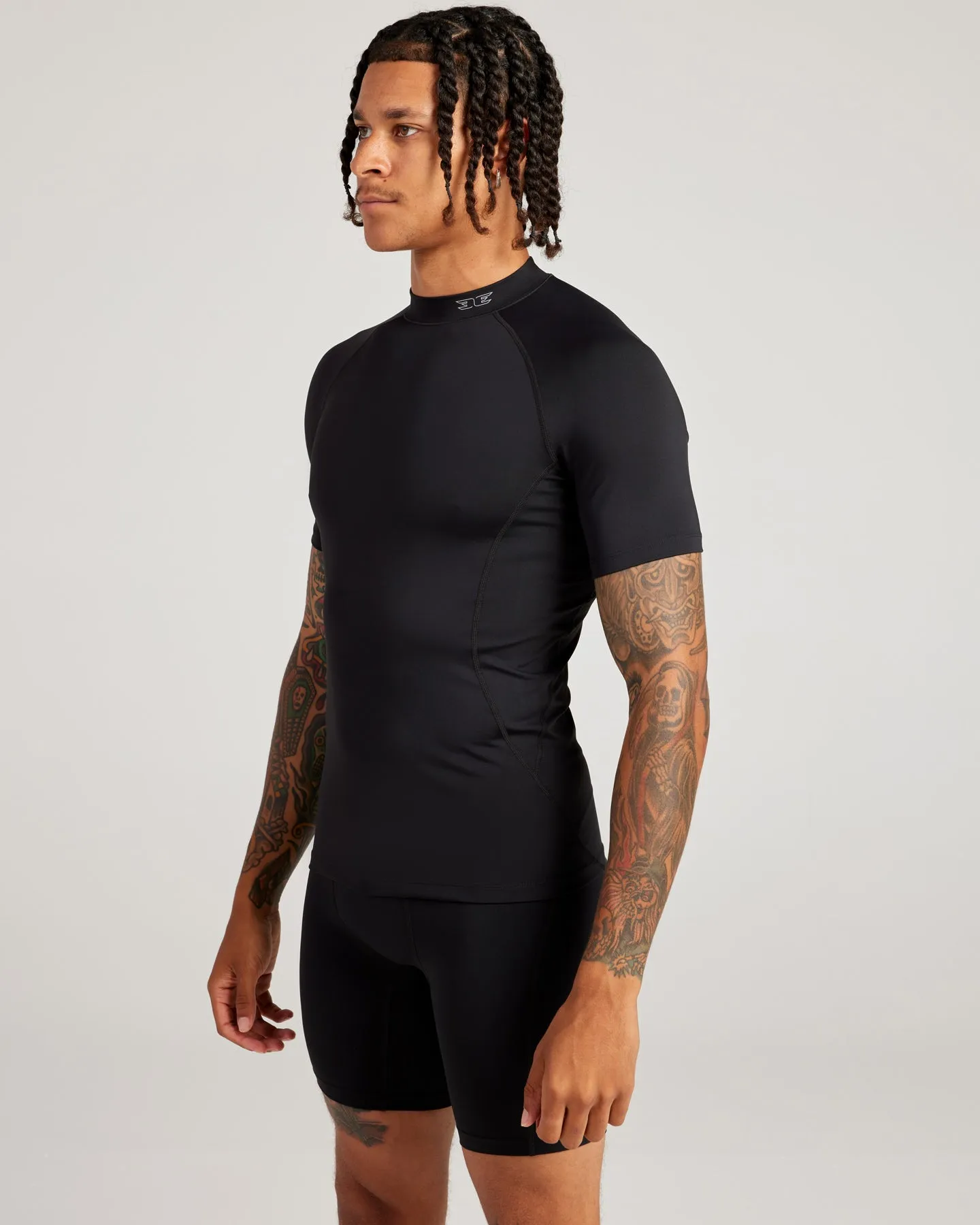Men's ProForm Mock Neck Tee - Black