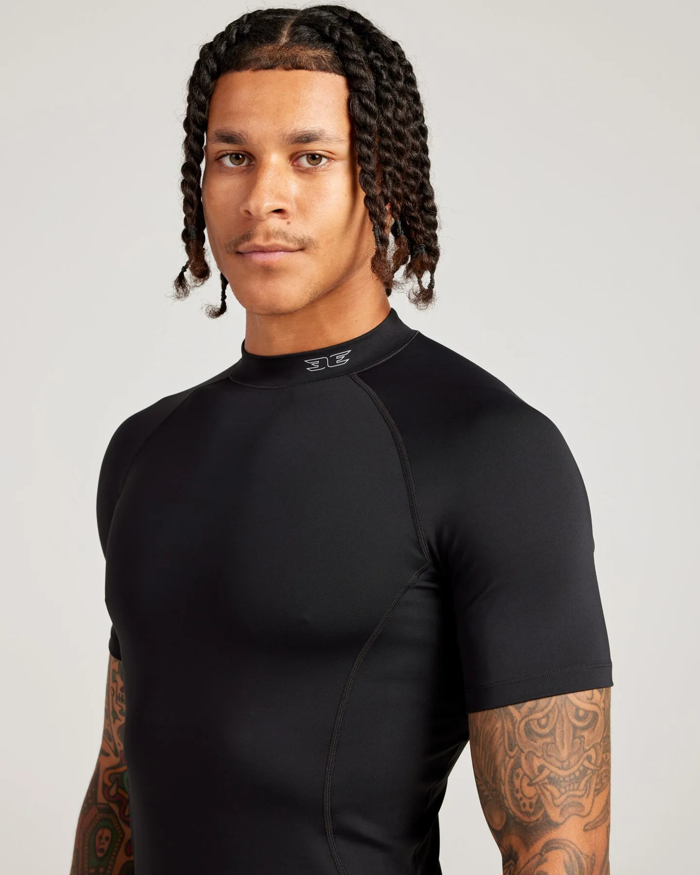 Men's ProForm Mock Neck Tee - Black