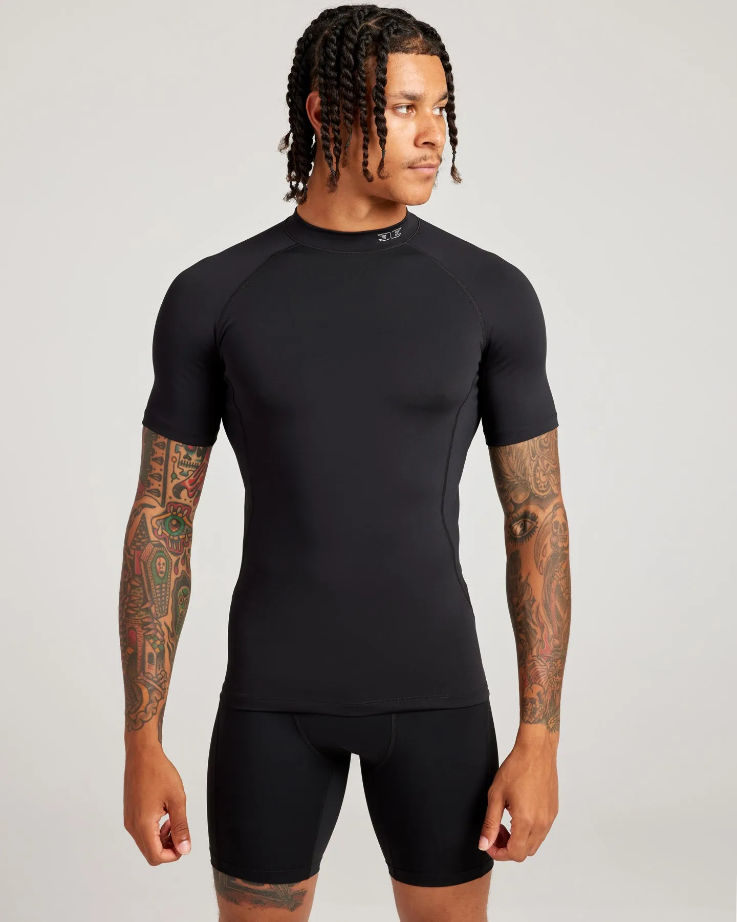Men's ProForm Mock Neck Tee - Black