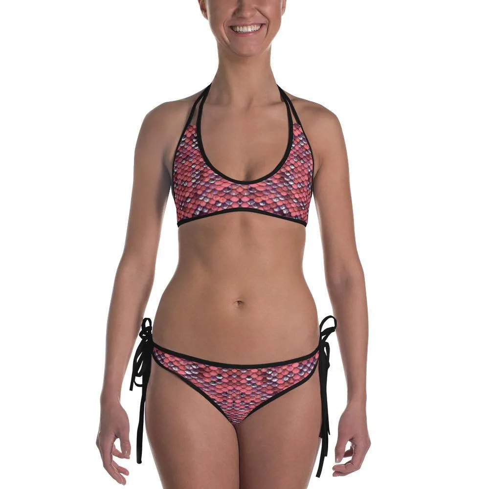 Mermazing Coral Reversible Bikini