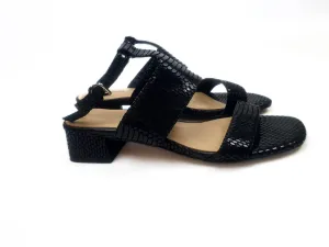 Mi Piaci black leather shoes size 38