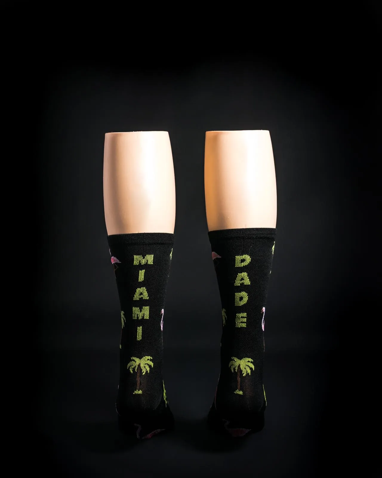 Miami Dade Black Solo Warrior Socks