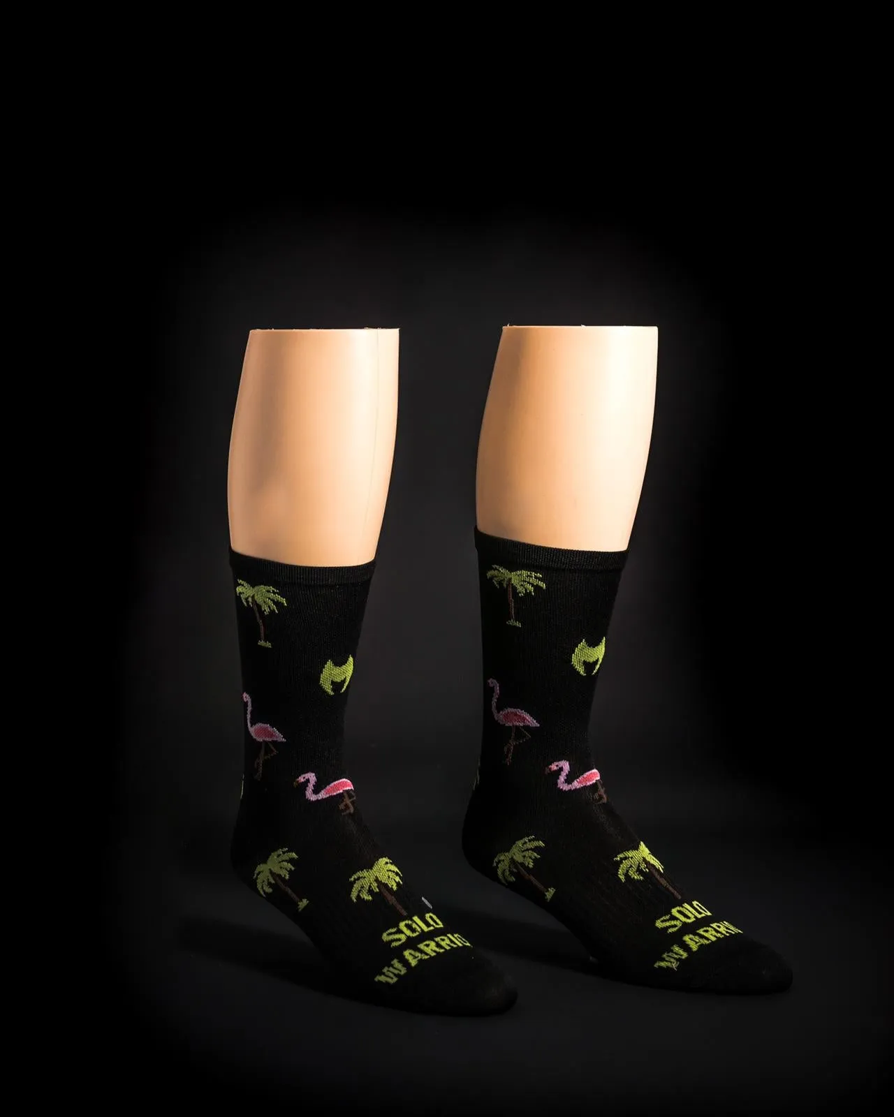 Miami Dade Black Solo Warrior Socks