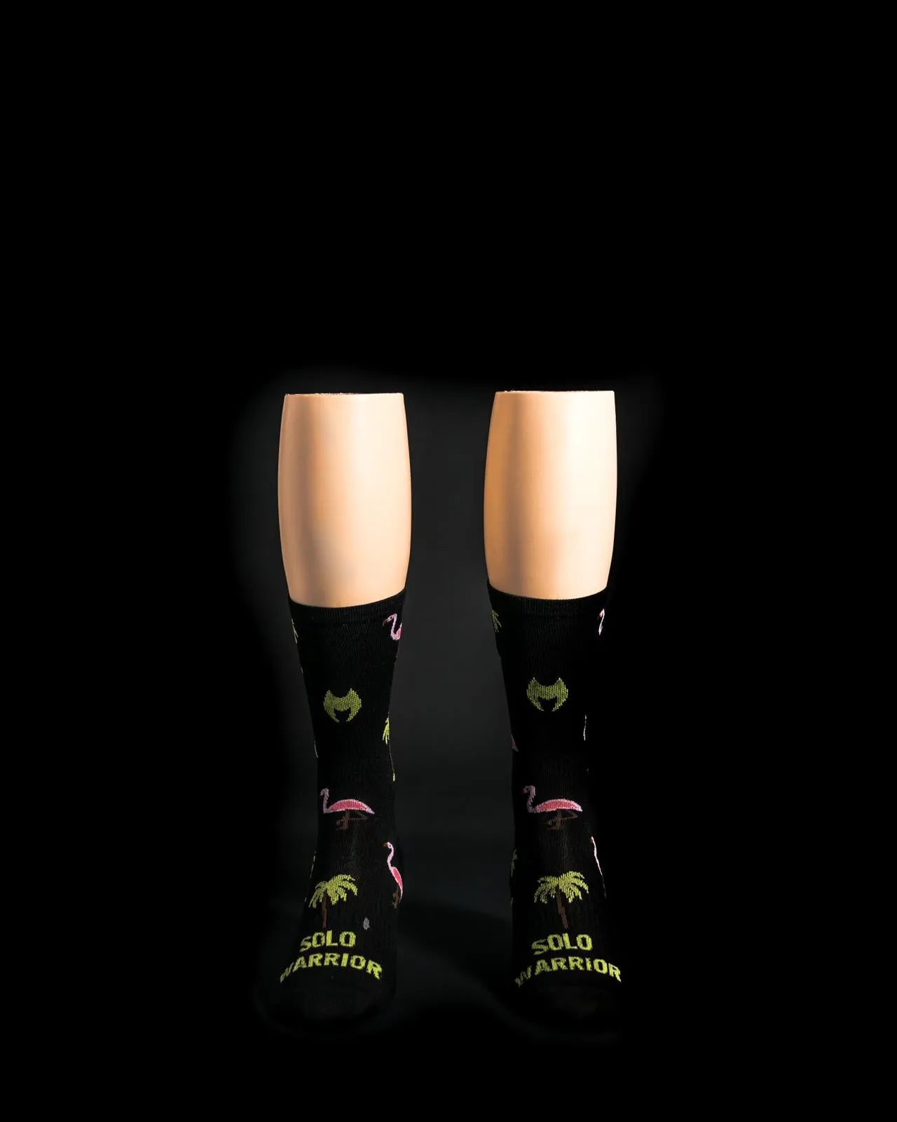 Miami Dade Black Solo Warrior Socks