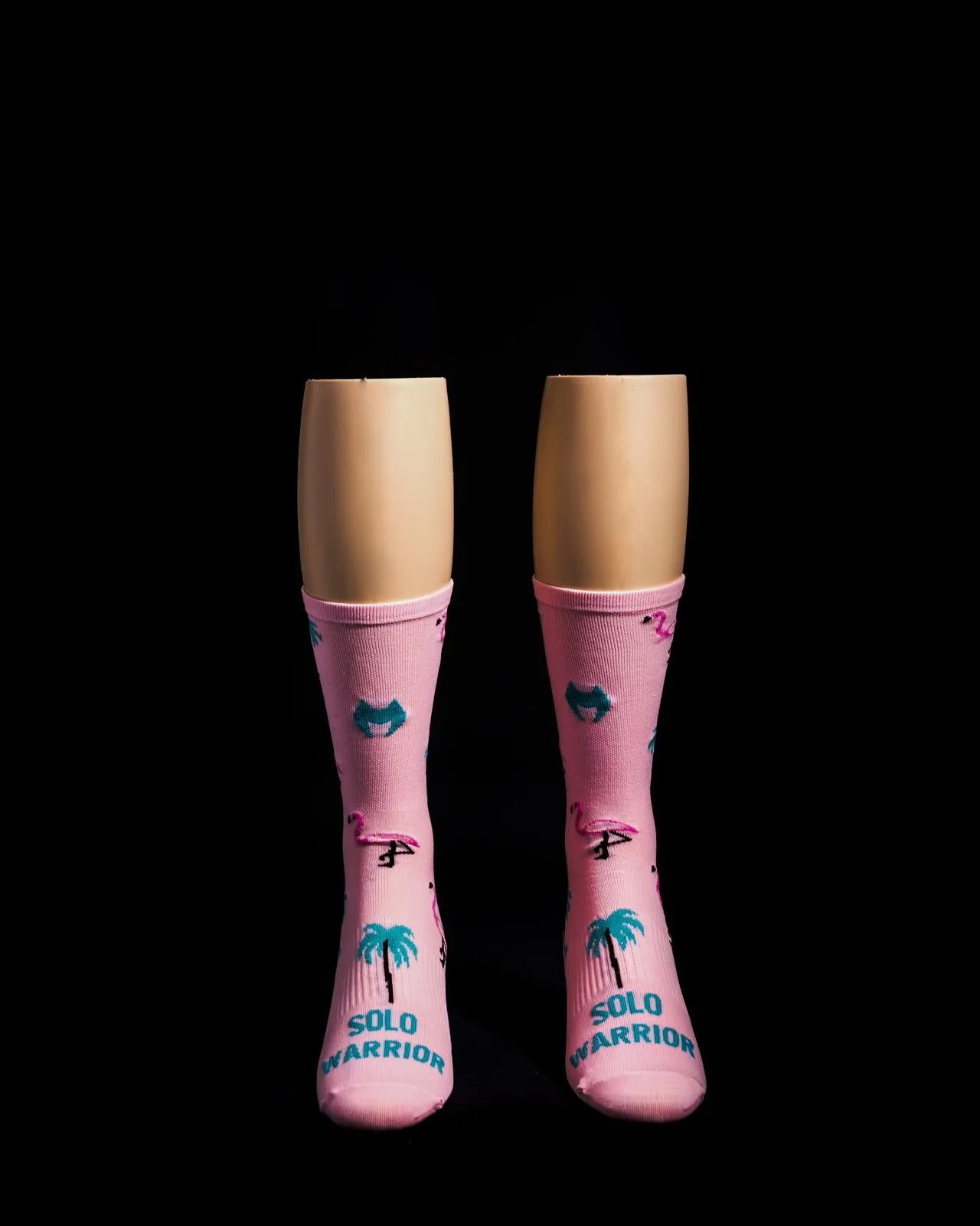 Miami Dade Pink Solo Warrior Socks