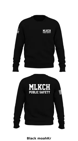 MLKCH Public Safety  Store 1 Core Men's Crewneck Performance Sweatshirt - moahKr