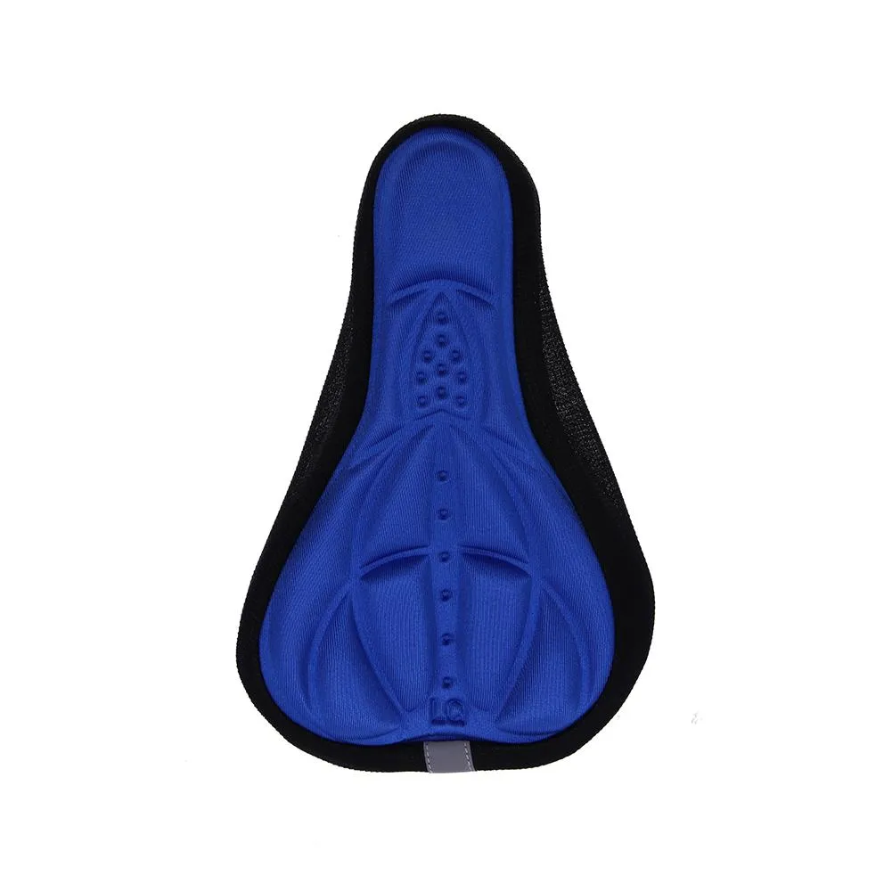 MTB Mountain Bike Cycling Thickened Extra Comfort Ultra Soft Silicone 3D Gel Pad Cushion Cover Bicycle Saddle Seat 4 Colors