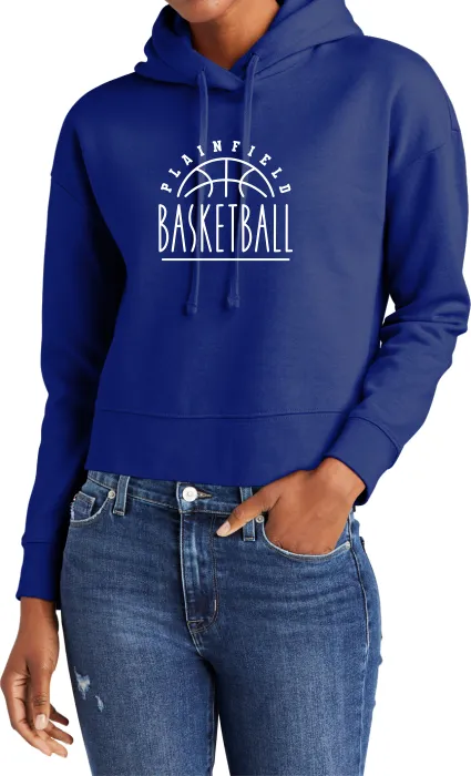 MY Plainfield Basketball- PLAINFIELD BASKETBALL CROP HOODIE