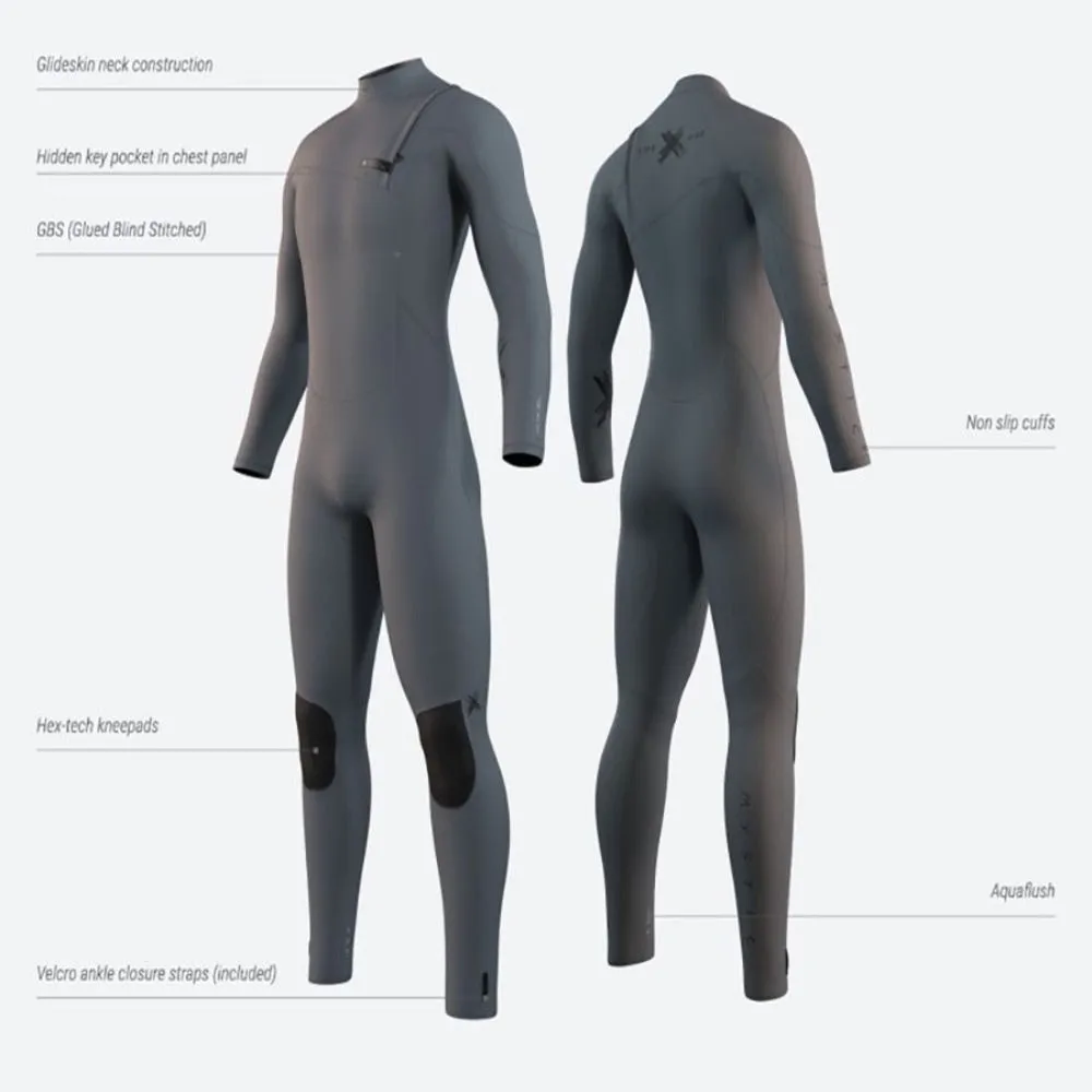 MYSTIC THE ONE 3/2 ZIP FREE BLACK