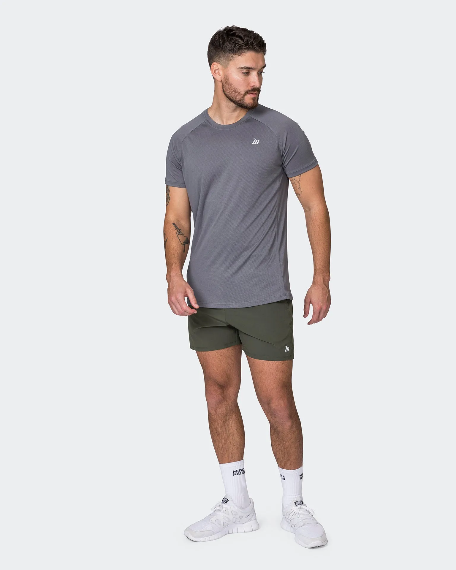 New Heights Running Tee - Tornado