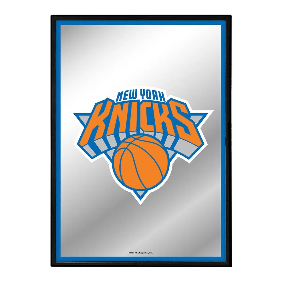 New York Knicks: Framed Mirrored Wall Sign