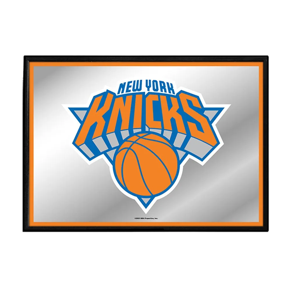 New York Knicks: Framed Mirrored Wall Sign
