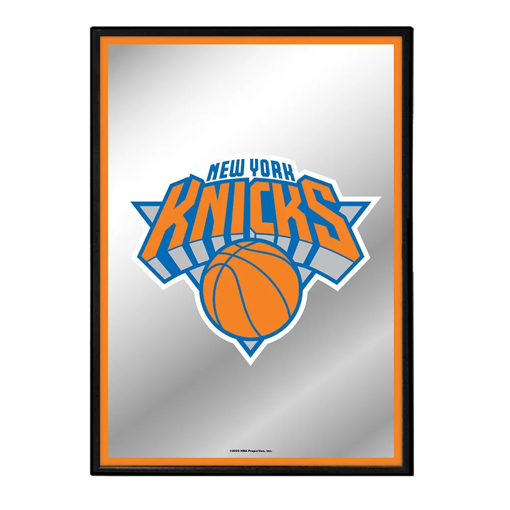 New York Knicks: Framed Mirrored Wall Sign