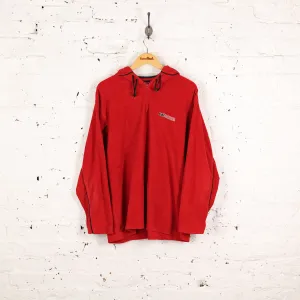 Nike Basketball Hooded 1/4 Zip Fleece - Red - L