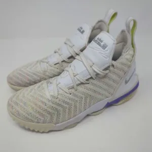 Nike LeBron 16 Buzz Lightyear Volt White Purple Grape Big Kids Size 6