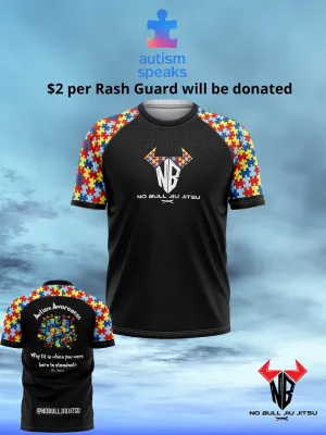 Noble Jiu Jitsu Rash Guard - Autism Speaks - $2/Rash Guard Donated - Jiu Jitsu - MMA - No-Gi
