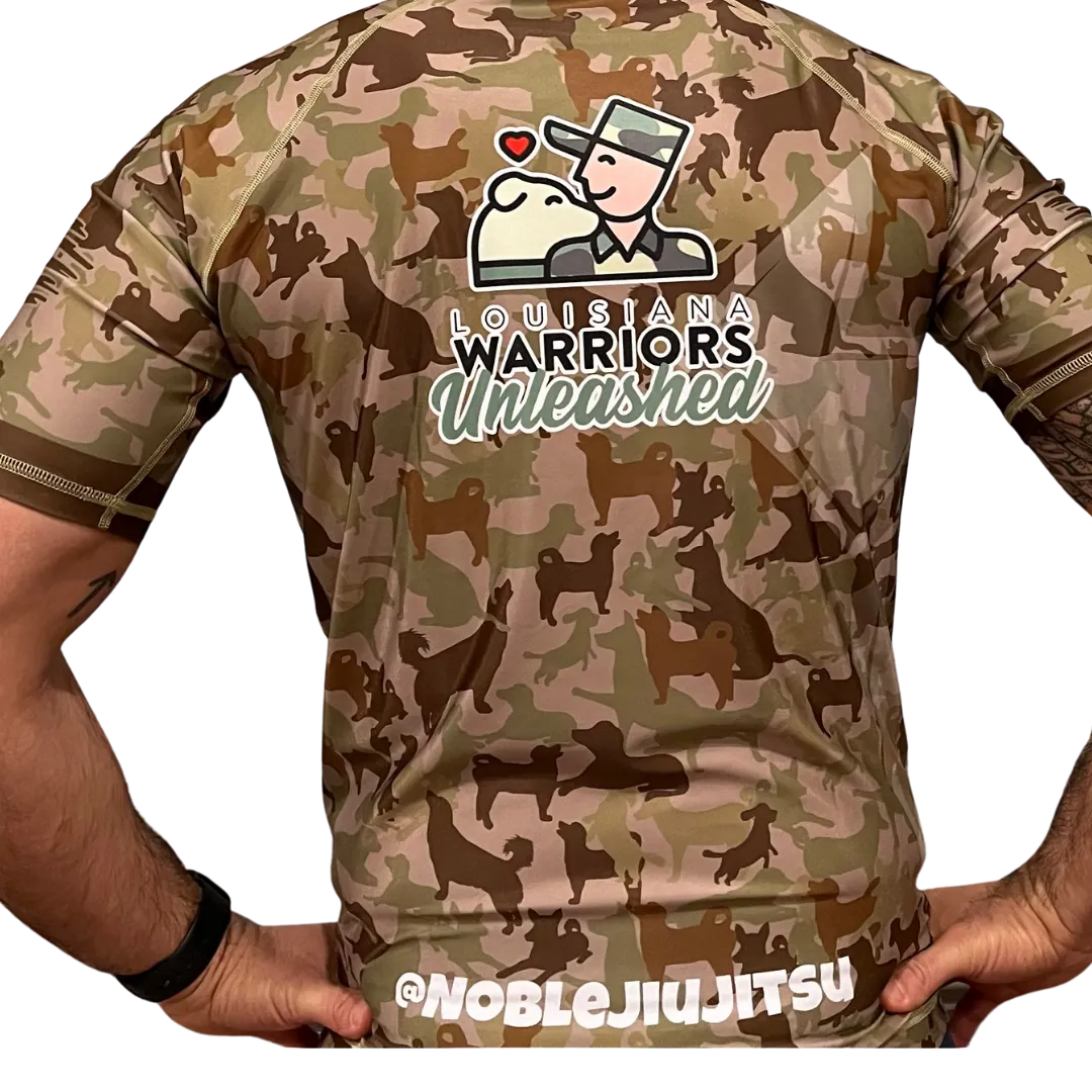Noble Jiu Jitsu Rash Guard - Warriors Unleashed - $2/Rash Guard Donated - Jiu Jitsu - MMA - No-Gi