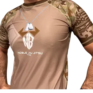 Noble Jiu Jitsu Rash Guard - Warriors Unleashed - $2/Rash Guard Donated - Jiu Jitsu - MMA - No-Gi