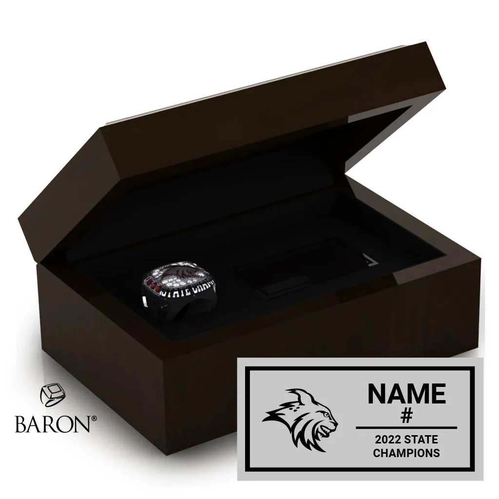 North Linn High School Boys Basketball 2022 Championship Ring Box