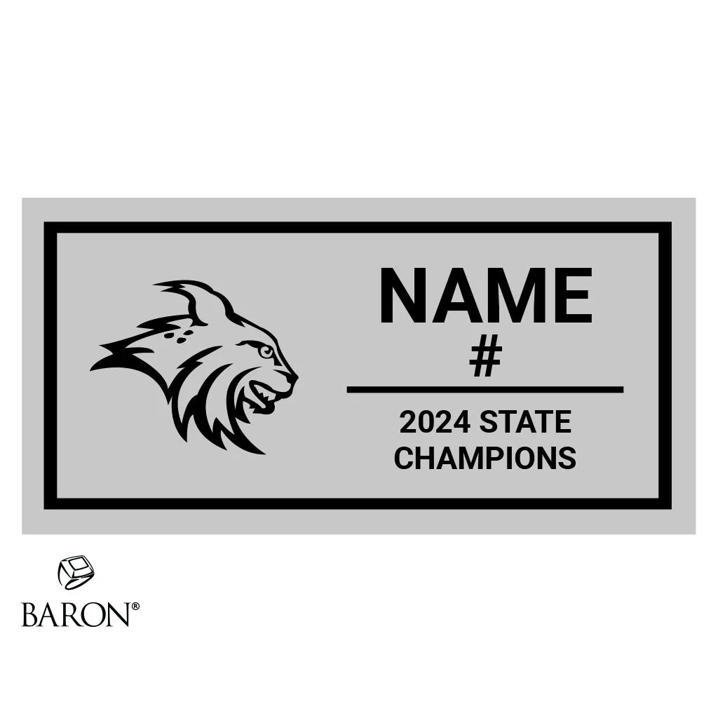 North Linn High School Boys Basketball 2024 Championship Black LED Ring Box
