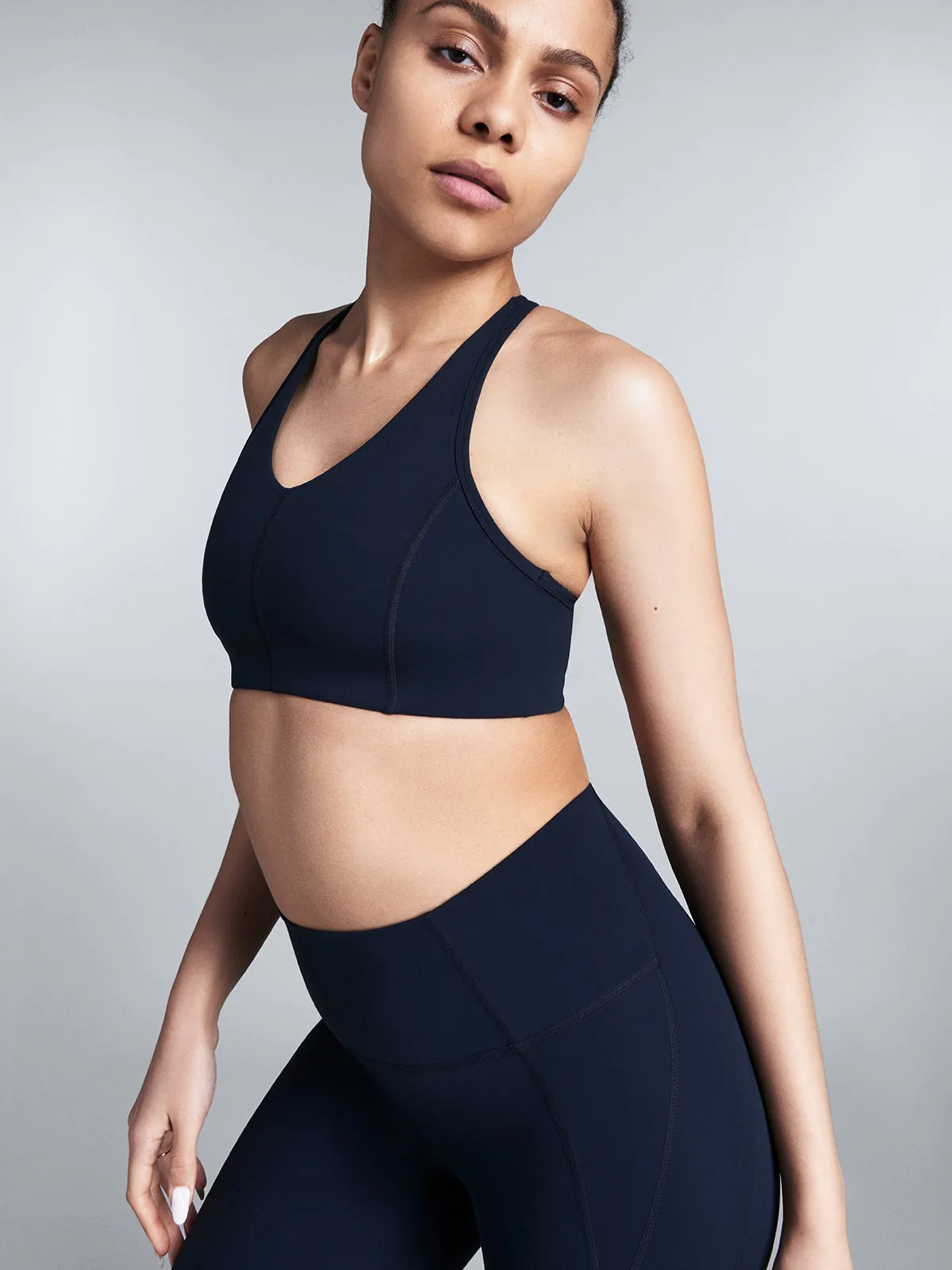 NUDE FATALE Sports Bra Rust