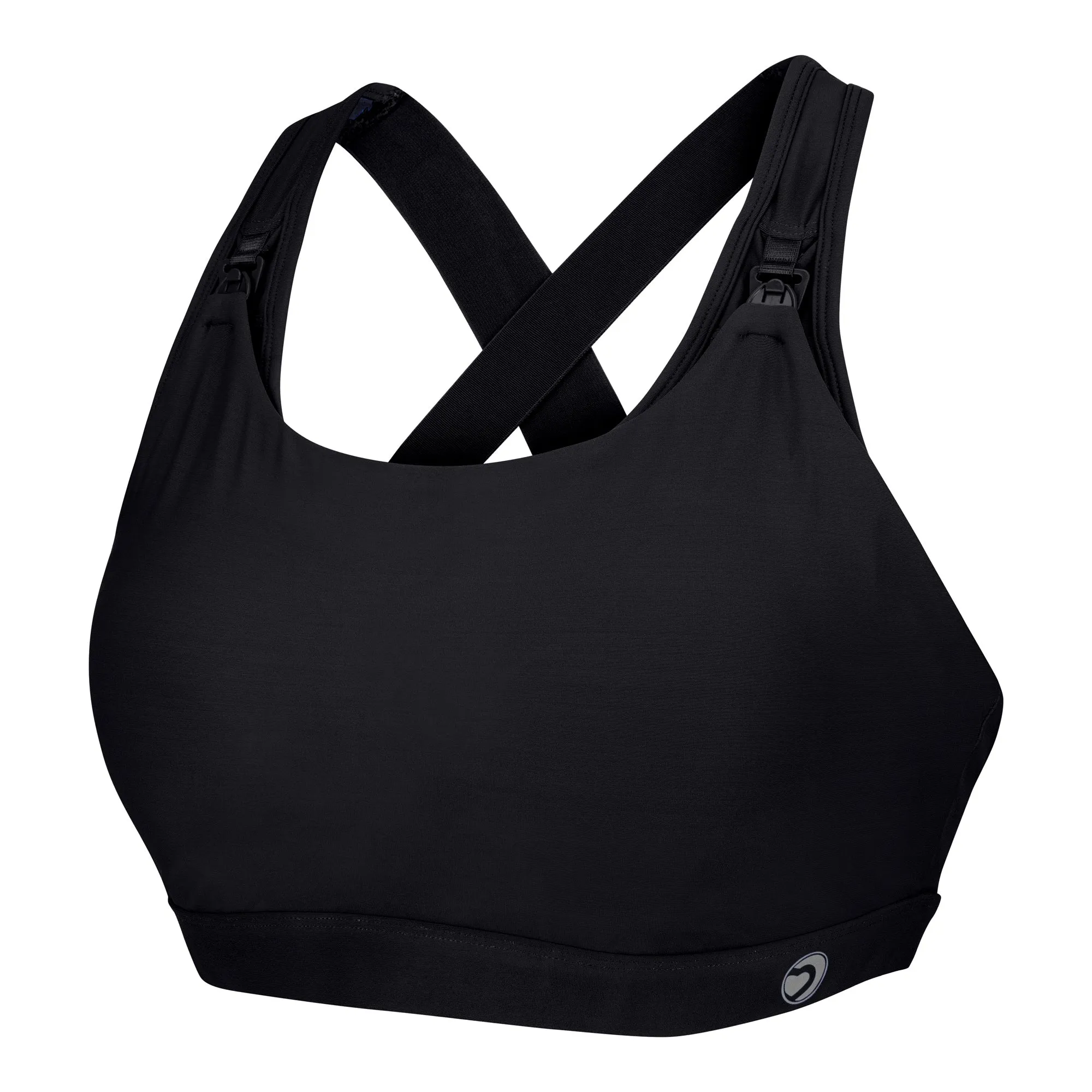 Nursing Sports Bra - Artemis 2.0 Jet Black (B-G cup)