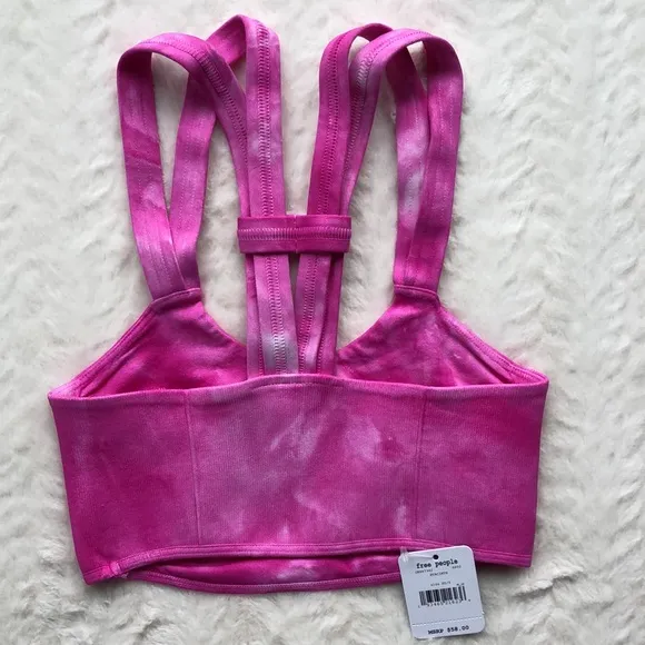 NWT Free People On The Radar Tie Dye Sports Bra