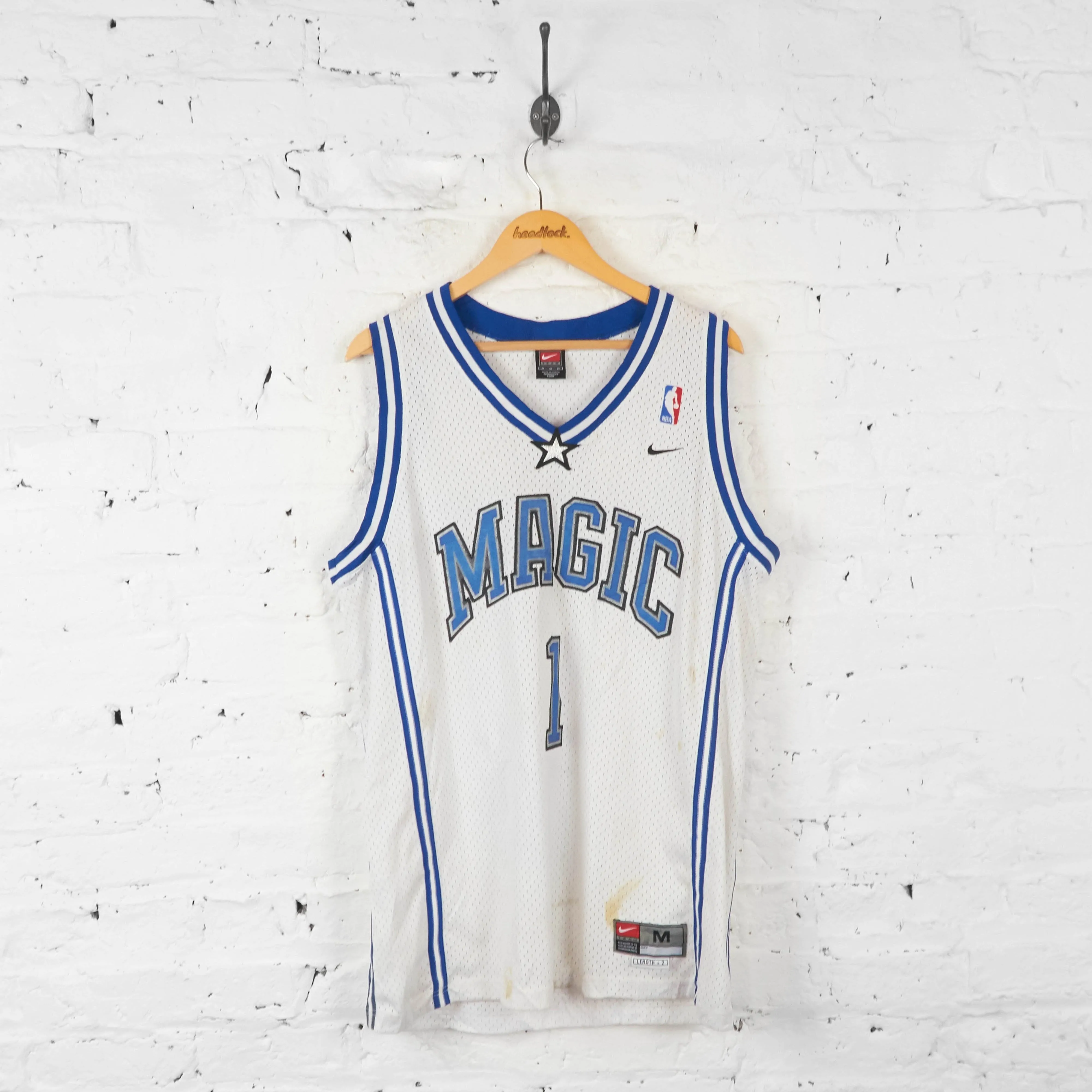 Orlando Magic McGrady NBA Basketball Vest Jersey - White - M