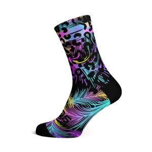 Pastel Black Socks