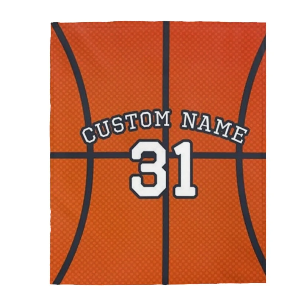 Personalized Basketball Blanket