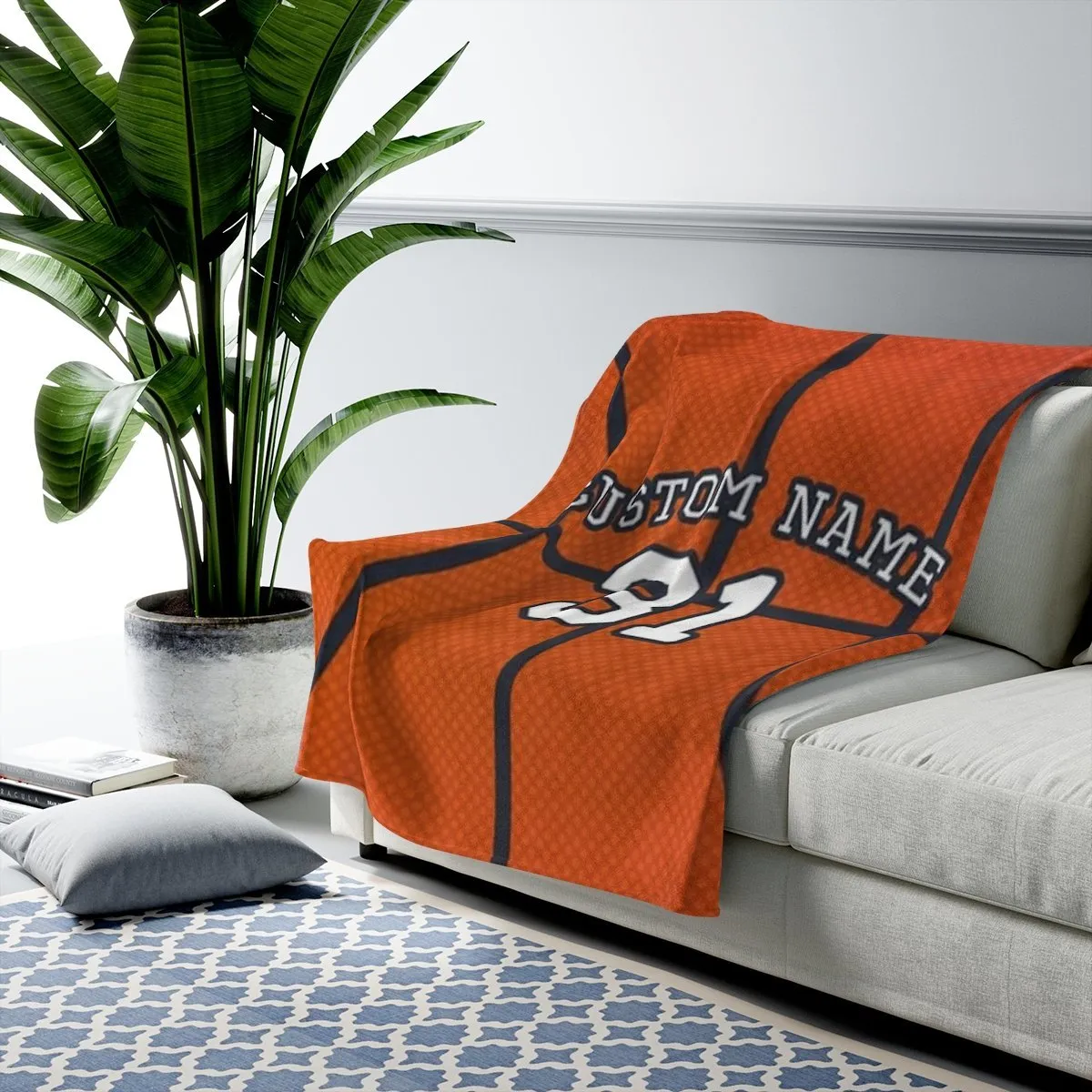 Personalized Basketball Blanket