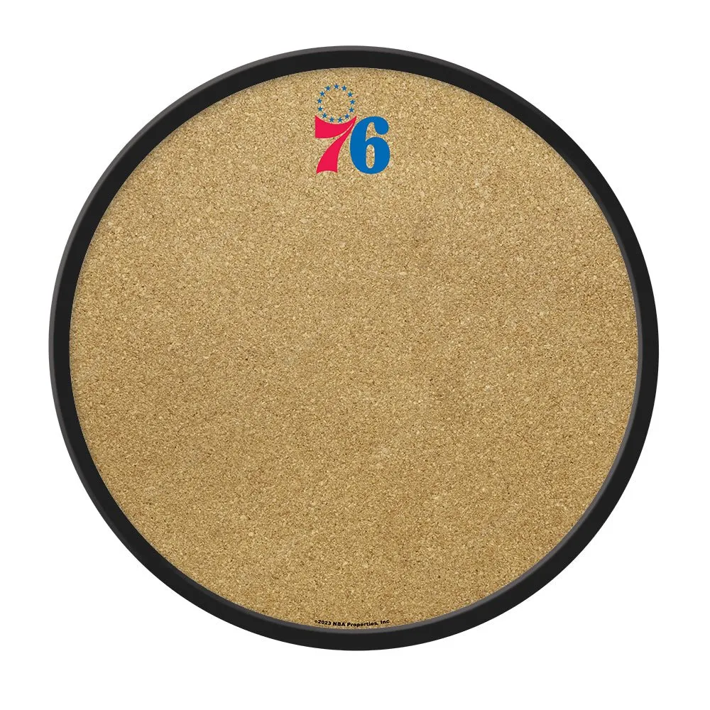 Philadelphia 76ers: Modern Disc Cork Board