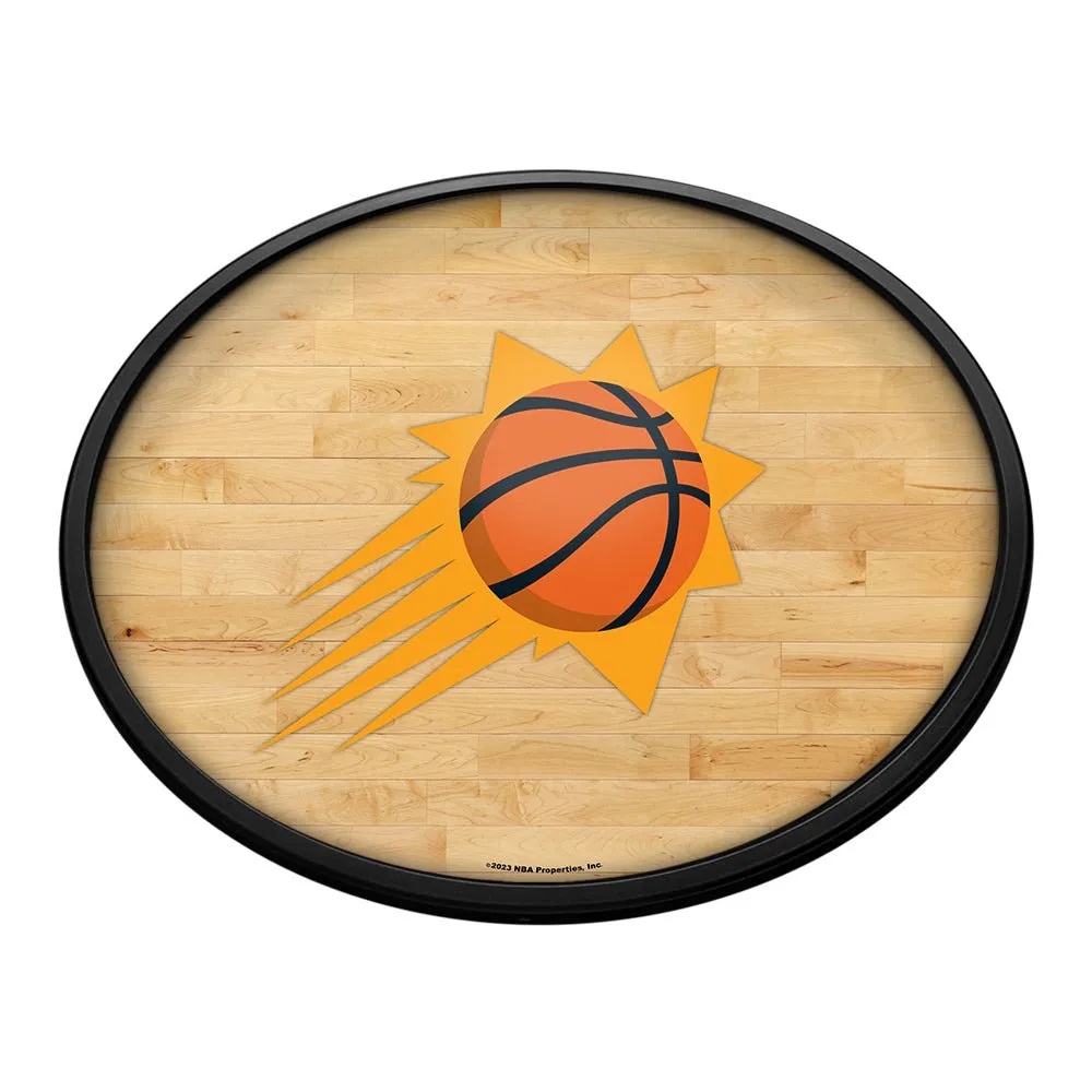 Phoenix Suns: Hardwood - Oval Slimline Lighted Wall Sign