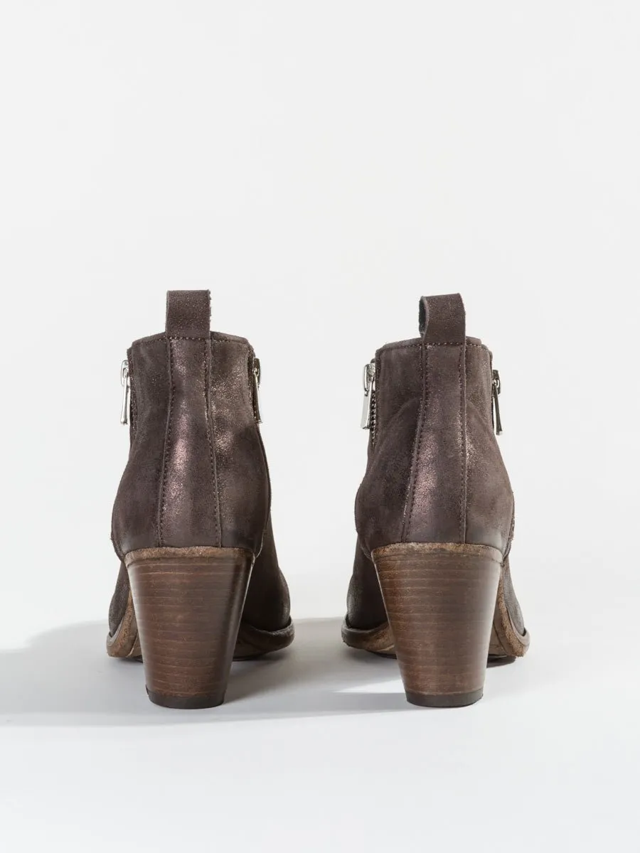 plasir bootie - chiffon bronzo