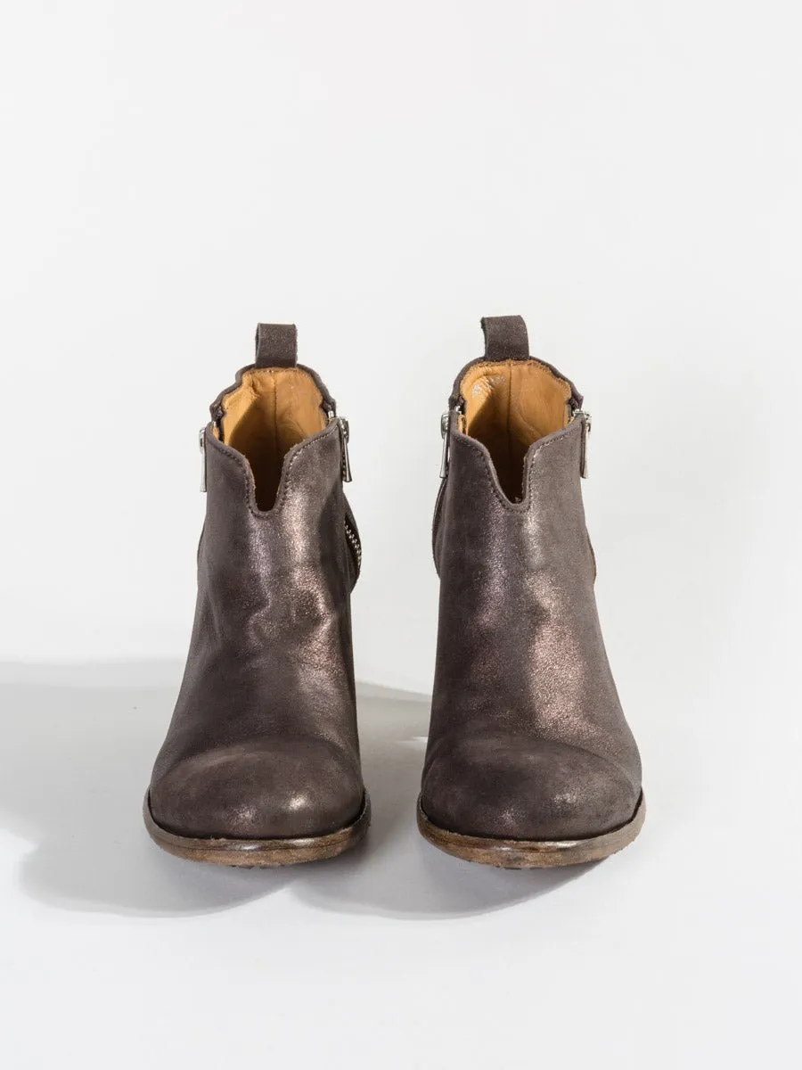 plasir bootie - chiffon bronzo