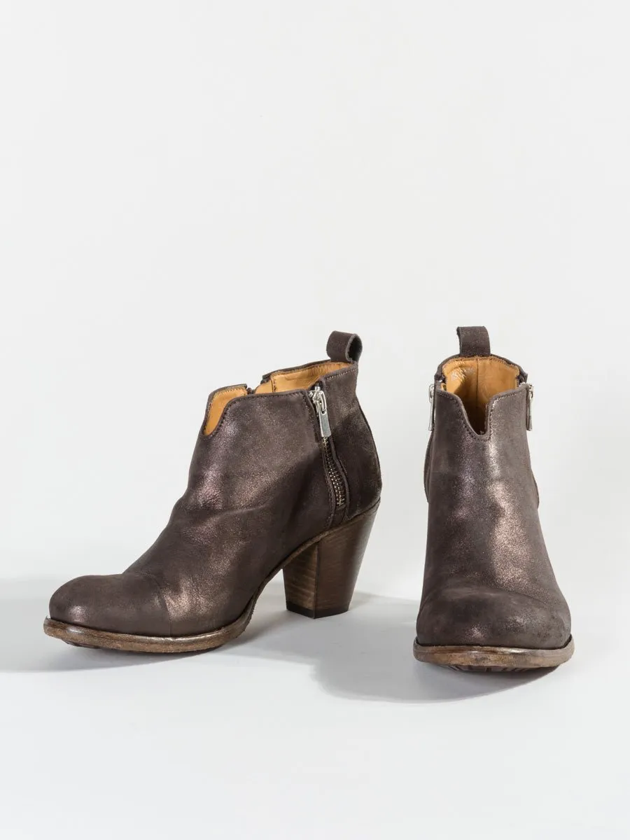 plasir bootie - chiffon bronzo
