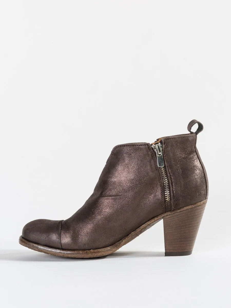 plasir bootie - chiffon bronzo
