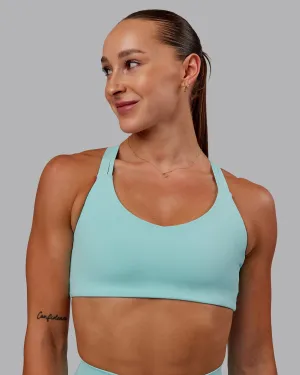 Push The Limit Sports Bra - Island Paradise