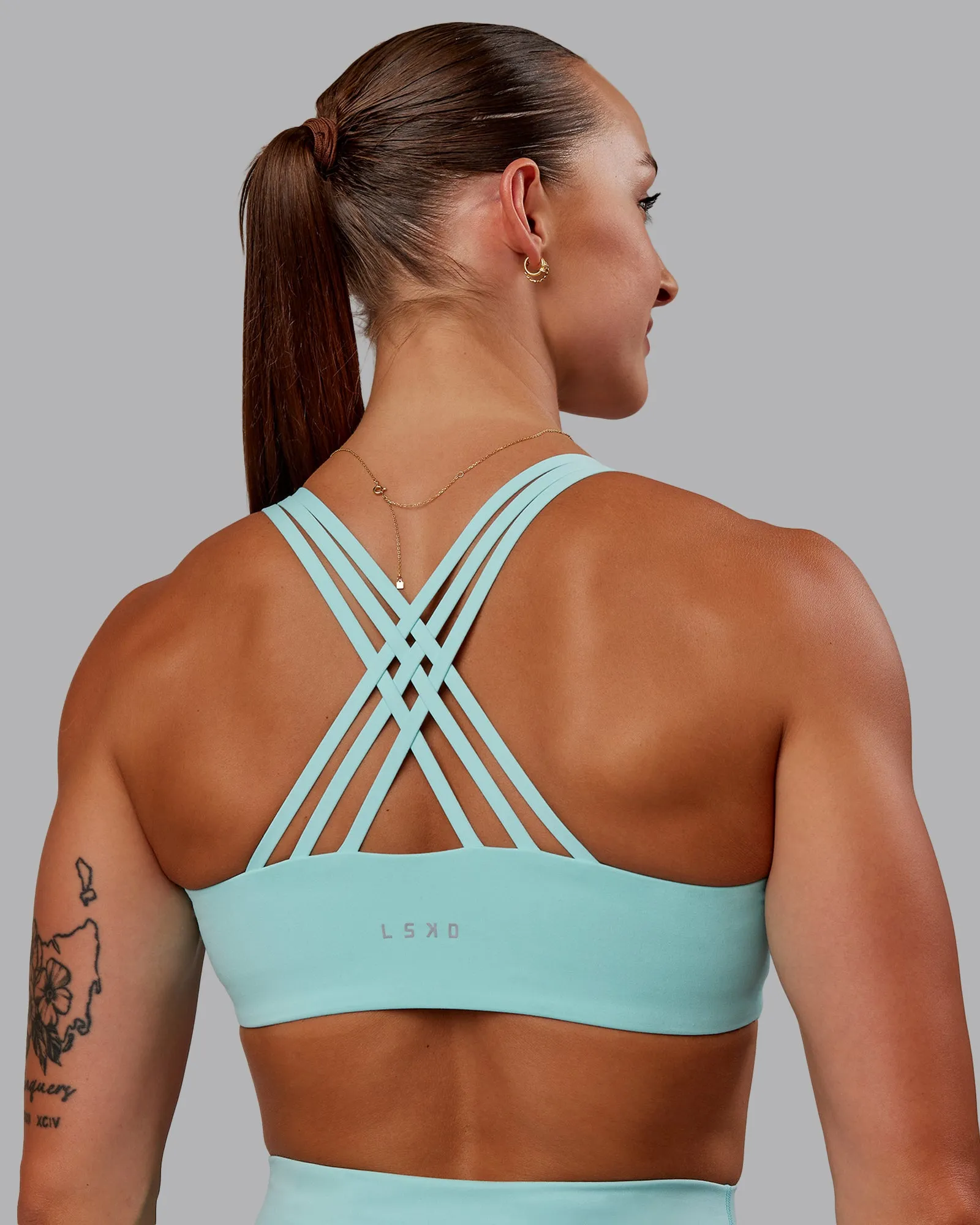 Push The Limit Sports Bra - Island Paradise