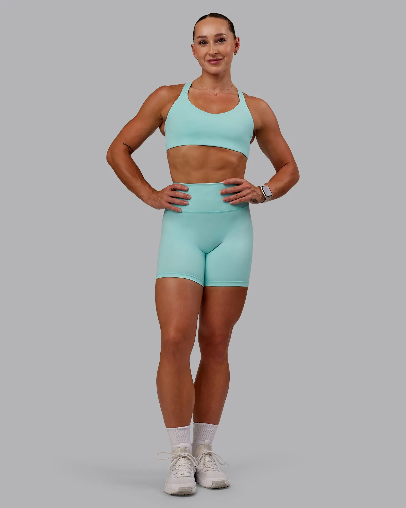 Push The Limit Sports Bra - Island Paradise