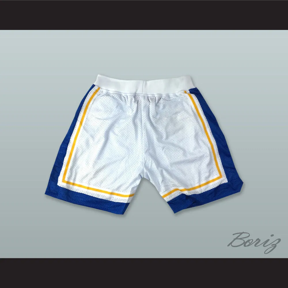 Quincy McCall 22 Crenshaw High School White Basketball Shorts
