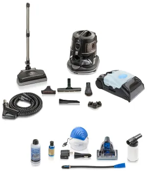 Rainbow E2 BLACK 2 Speed Model Type 12 Vacuum Cleaner with Aquamate Shampooer and 5 Year Warranty