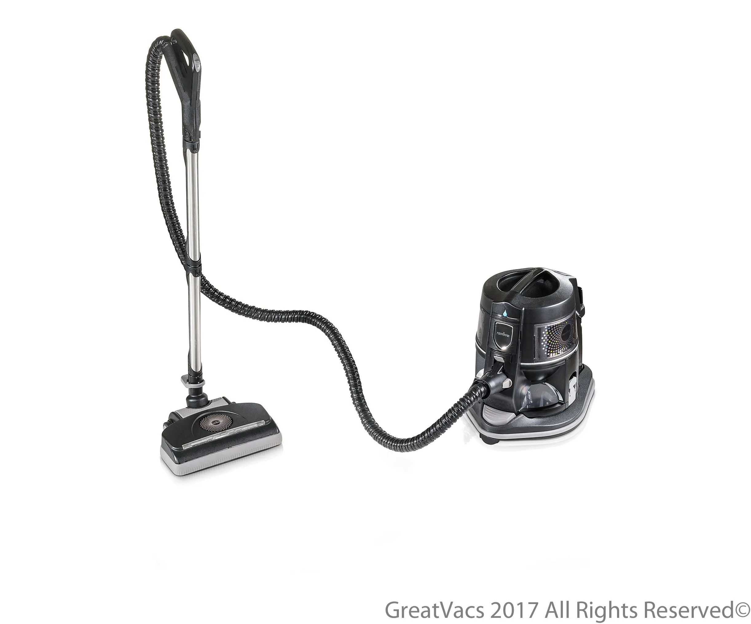 Rainbow E2 BLACK 2 Speed Model Type 12 Vacuum Cleaner with Aquamate Shampooer and 5 Year Warranty