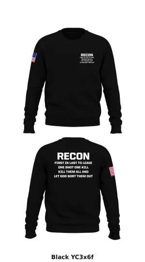 RECON Store 1 Core Men's Crewneck Performance Sweatshirt - YC3x6f