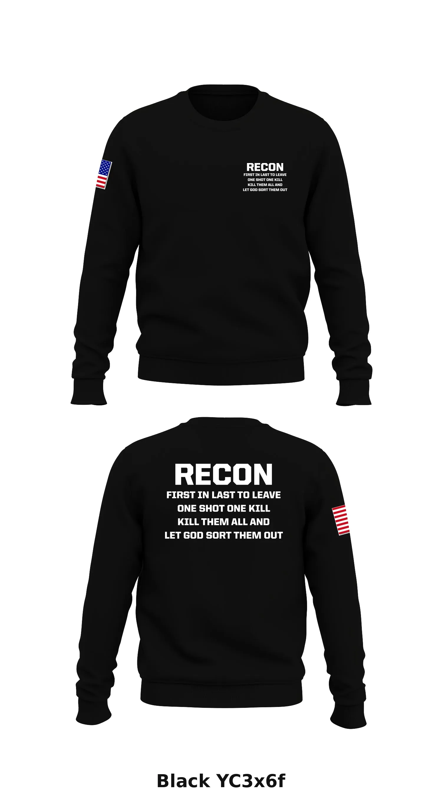 RECON Store 1 Core Men's Crewneck Performance Sweatshirt - YC3x6f