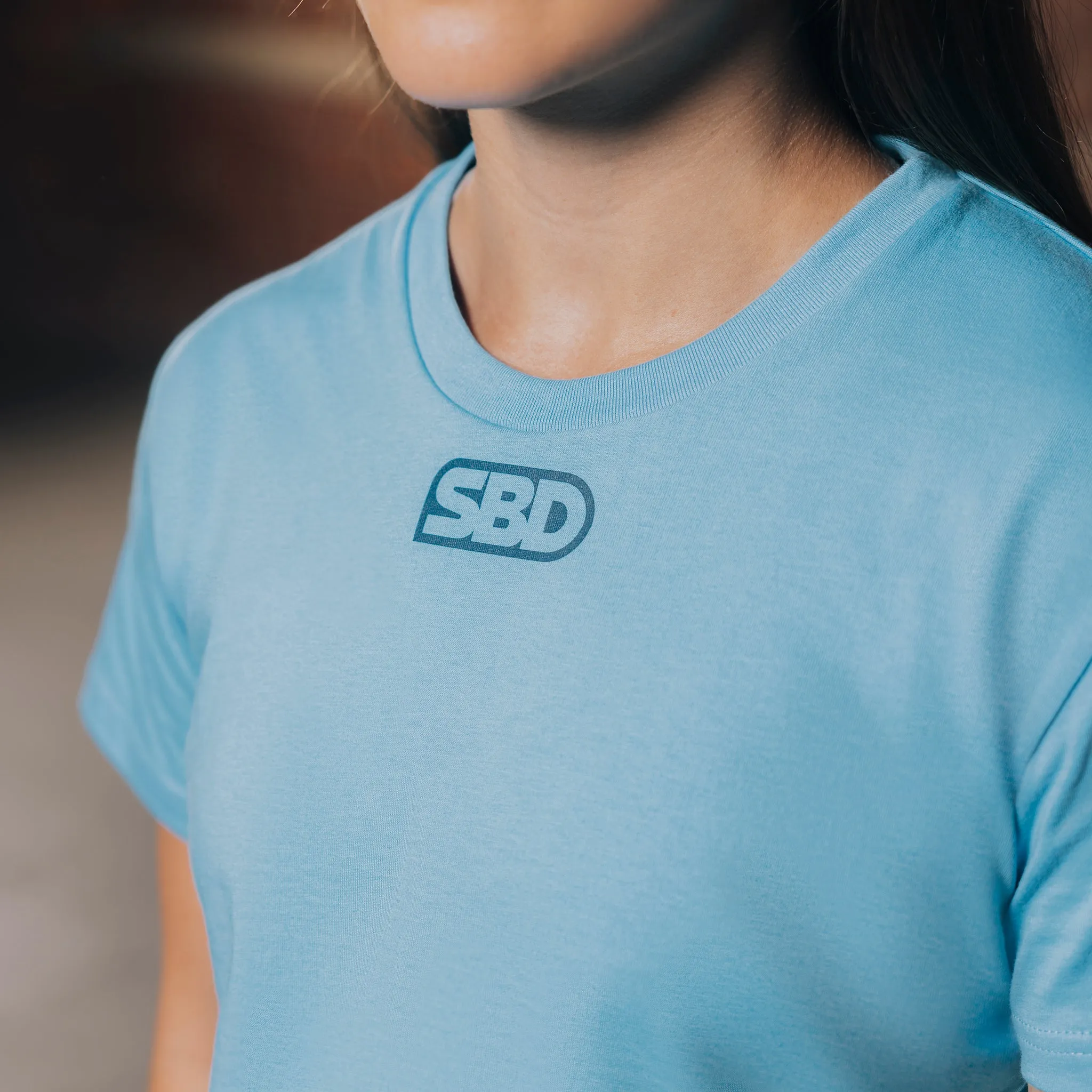 Reflect Blue Crop Top
