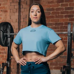 Reflect Blue Crop Top
